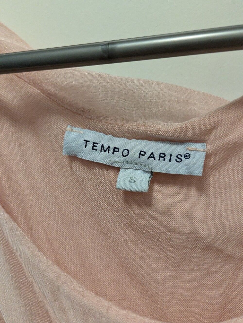Tempo Paris Soft Blush Shell Top